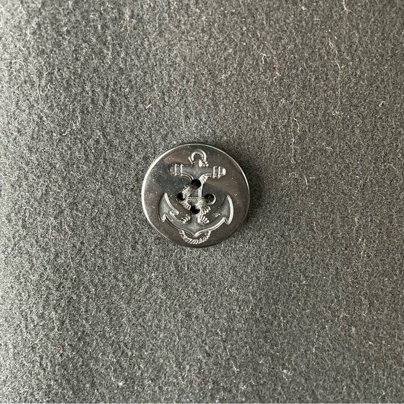 Vintage 100% Wool Classic Chic Double Breasted Pea Coat Black Size - Picture 4 of 9